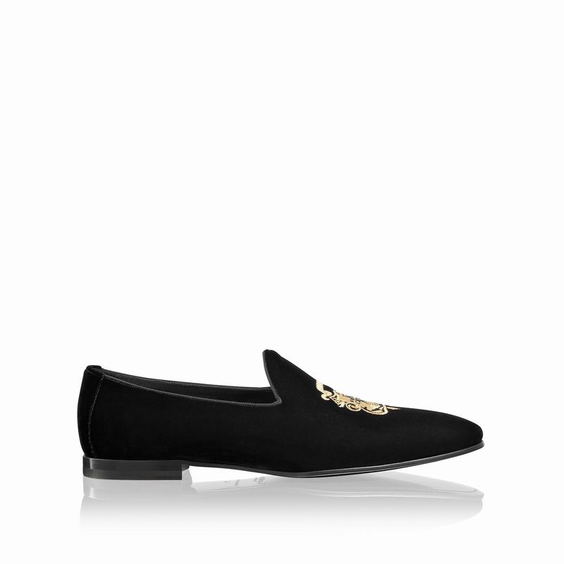 Mocasines Russell And Bromley Baroque Hombre Negros | VFY8928WH