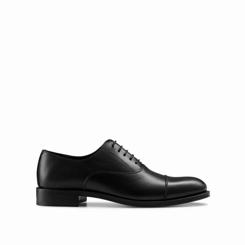 Zapatos Oxford Russell And Bromley Boris Hombre Negros | JYF3670JN